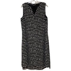 Apt 9. sleeveless dress black and white size XL